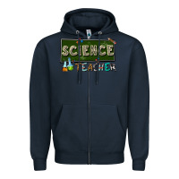 Navy science teacher Zipper Hoodie - texasbilliewilder