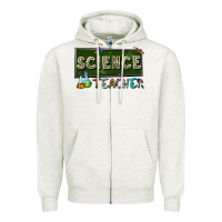 Oatmeal Heather science teacher Zipper Hoodie - texasbilliewilder