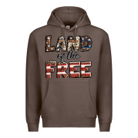 Coffee Land of the free America western pattern Premium Hoodie - Jasminsmagicworld