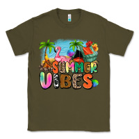 Army Green summer vibes camp Classic Tee - Zillion Design Studio