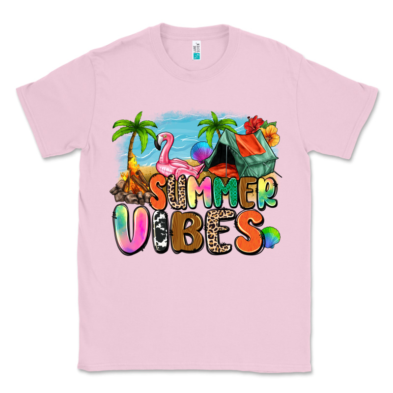 Summer Vibes Camp Classic Tee by Zillion Design Studio | Teevron