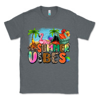 Charcoal Heather summer vibes camp Classic Tee - Zillion Design Studio
