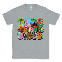 Heather Grey summer vibes camp Classic Tee - Zillion Design Studio