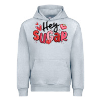 Heather Grey hey sugar valentines day Urban Hoodie - MaliasSmallBusiness