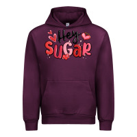 Mauve Wine hey sugar valentines day Urban Hoodie - MaliasSmallBusiness