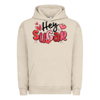 Pigment French Oak hey sugar valentines day Urban Hoodie - MaliasSmallBusiness