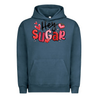 Pigment Midnight Navy hey sugar valentines day Urban Hoodie - MaliasSmallBusiness