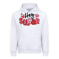 White hey sugar valentines day Urban Hoodie - MaliasSmallBusiness
