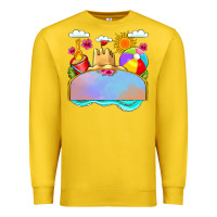 Lemon custom name summer beach toys Premium Sweatshirt - JahusDesignShop