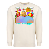 Sandshell custom name summer beach toys Premium Sweatshirt - JahusDesignShop