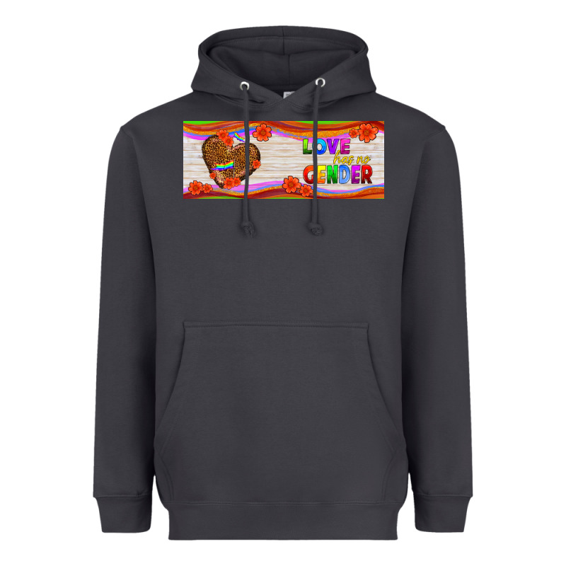 Love Has No Gender Mug 11 Oz Heavyweight Hoodie by HRA Design Shop | Teevron