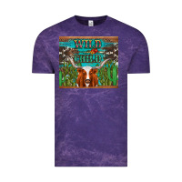 Cloud Purple whild child longhorn  cactus cowhide Vintage Tee - Artiststas