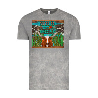 Cloud Rock whild child longhorn  cactus cowhide Vintage Tee - Artiststas