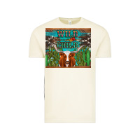 Vintage Arctic whild child longhorn  cactus cowhide Vintage Tee - Artiststas
