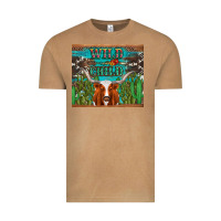 Vintage Camel whild child longhorn  cactus cowhide Vintage Tee - Artiststas