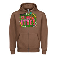 Chestnut school vibes Zipper Hoodie - texasbilliewilder