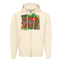 Sandshell school vibes Zipper Hoodie - texasbilliewilder