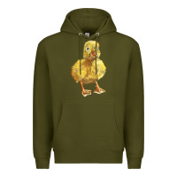 Army Green Baby Duck Premium Hoodie - LillyAllenDesigns