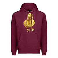 Burgundy Baby Duck Premium Hoodie - LillyAllenDesigns