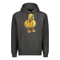 Charcoal Heather Baby Duck Premium Hoodie - LillyAllenDesigns