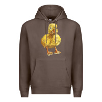 Coffee Baby Duck Premium Hoodie - LillyAllenDesigns