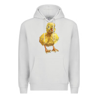 Dove Grey Baby Duck Premium Hoodie - LillyAllenDesigns