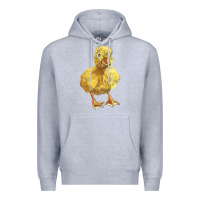 Heather Grey Baby Duck Premium Hoodie - LillyAllenDesigns