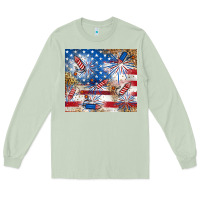 Matcha American Long Sleeve Tee - RanaPortraitStore