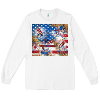White American Long Sleeve Tee - RanaPortraitStore