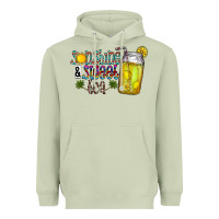 Matcha sunshine & sweet tea Heavyweight Hoodie - CowhideDigitalArt