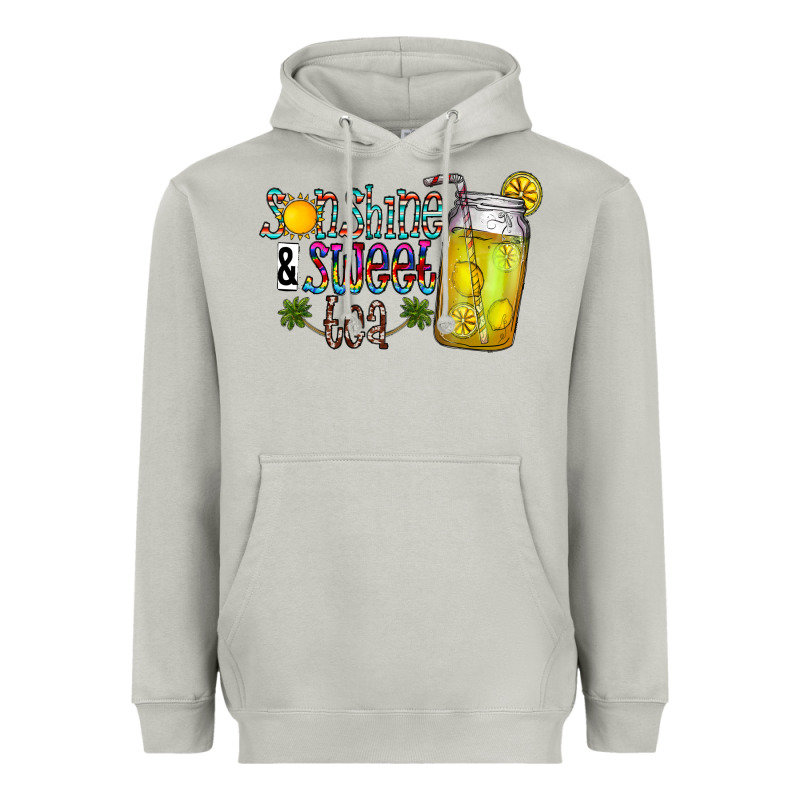 Sunshine & Sweet Tea Heavyweight Hoodie by CowhideDigitalArt | Teevron