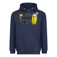Navy sunshine & sweet tea Heavyweight Hoodie - CowhideDigitalArt