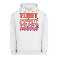 Pigment Lunar Rock fight poverty not poor people Urban Hoodie - MaliasSmallBusiness