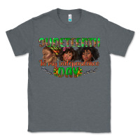 Charcoal Heather juneteenth in my independence day Classic Tee - texasbilliewilder