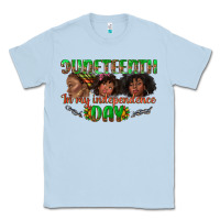 Dusty Blue juneteenth in my independence day Classic Tee - texasbilliewilder