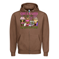 Chestnut coffee and weed my favorite plants Zipper Hoodie - Zillion Design Studio