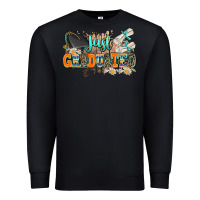 Black just graduated Premium Sweatshirt - AdoDesignShop