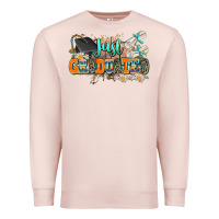Pale Pink just graduated Premium Sweatshirt - AdoDesignShop