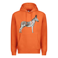 Carrot Andalusian Donkey Premium Hoodie - LillyAllenDesigns