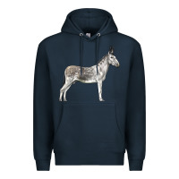 Navy Andalusian Donkey Premium Hoodie - LillyAllenDesigns