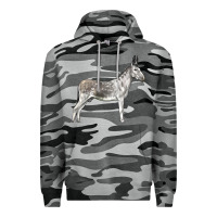 Slate Camo Andalusian Donkey Premium Hoodie - LillyAllenDesigns