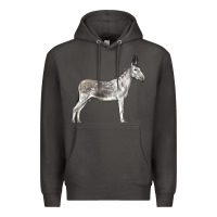 Smoke Andalusian Donkey Premium Hoodie - LillyAllenDesigns