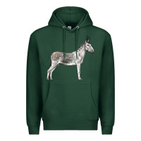 Sports Green Andalusian Donkey Premium Hoodie - LillyAllenDesigns