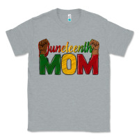 Heather Grey juneteenth mom Classic Tee - texasbilliewilder