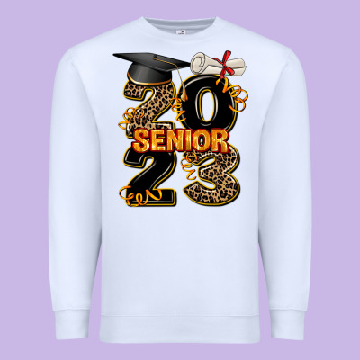 Gold Senıor 2023 Premium Sweatshirt Designed By Adodesignshop