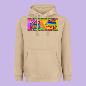 Love Is All You Need  Mug 15 Oz Heavyweight Hoodie Designed By Hra Design Shop
