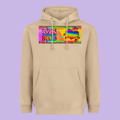 Love Is All You Need  Mug 15 Oz Heavyweight Hoodie Designed By Hra Design Shop