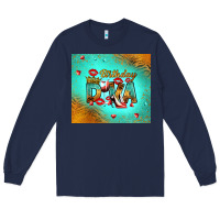 Navy birthday diva Long Sleeve Tee - RanaPortraitStore