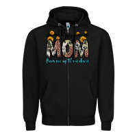 Black boy mom from son up to son down Zipper Hoodie - Zillion Design Studio