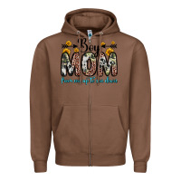 Chestnut boy mom from son up to son down Zipper Hoodie - Zillion Design Studio